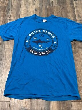 Vintage Supreme Made In USA Outer Banks North Carolina‎ T-Shirt Mens Sz Medium